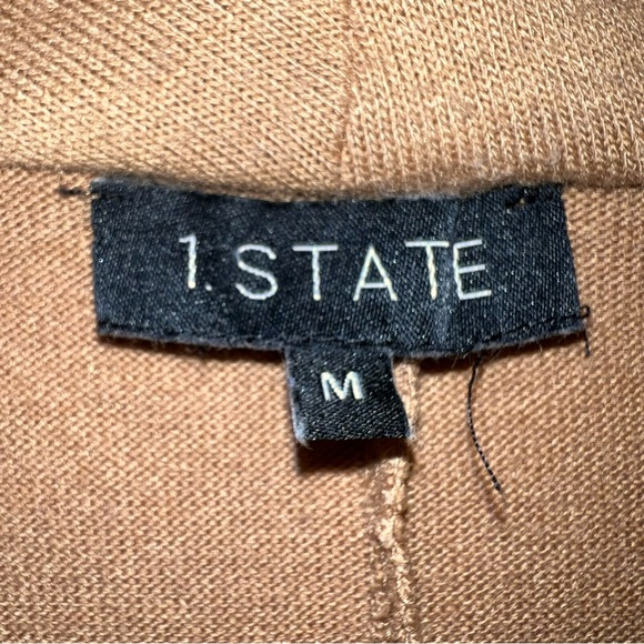 1. State Women’s Cross Front Knit Top in Wild Oak Sz M - Picture 4 of 11